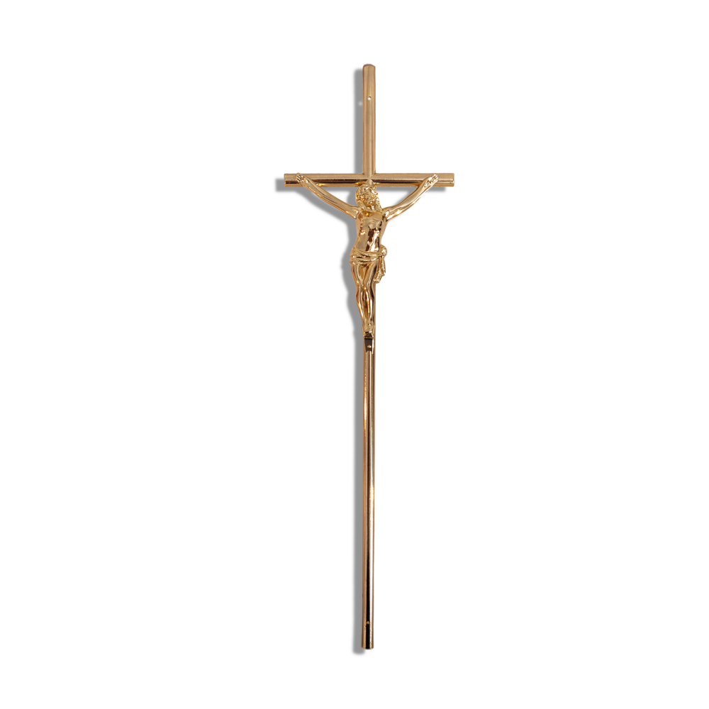 brass coffin cross